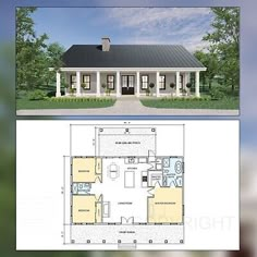 the floor plan for this house is shown