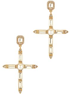 Show off your faith with our Rhinestone Cross Earrings. Comes in either gold or silver to suit your personal style. Make a statement with these stylish accessory for any occasion. Trendy Gold Jeweled Crystal Earrings, Trucker Hat Fashion, Gameday Dress, Gold Embellishment, Rhinestone Cross, Ring Watch, Cross Earrings, Bar Earrings, Sparkling Crystal