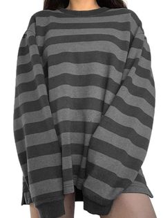 ⚡️Free Shipping 2022 Vintage Striped Oversized Pullover Sweatshirt Brown M under $29.00 in Hoodies at AnotherChill.com Online. Style: Casual/Street/Vintage/Preppy/Sweet/Hip Pop. Pattern Type: Striped. Fabric Content: Polyester, Cotton. Fit Type: Loose fit. Neckline: Crew Neck. Sleeve Length: Long Sleeve. ✓2022 SUMMER OUTFITS. Check reviews and buy Vintage Striped Oversized Pullover Sweatshirt today. Estilo Hipster, Fashion 90s, Vintage Preppy, Bodycon Floral Dress, Streetwear Aesthetic, Striped Fabric, Oversized Pullover, Crop Top Blouse, Striped Fabrics