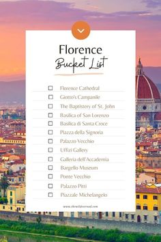 the best places to visit in italy for your bucket list and it's free printable