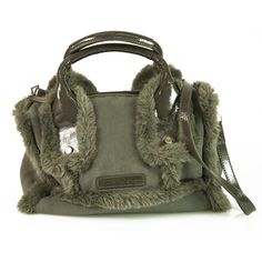 Ferre Milano Gray Shearling Fur & Patent Leather Satchel Shoulder Bag Handbag Stylish and functional, this Ferre shearling bag will give you all the space you need. It features gorgeous shearling and patent leather in gray decorated with logo tag at the front, rolled leather handles, gold tone hardware, detachable shoulder strap and it is perfect for carrying all of your daily essentials in style. You will love that this bag as it is sophisticated and luxurious at the same time. Color: Gray Mate Shearling Bag, Leather Satchel Handbags, Satchel Handbag, Card Bag, Satchel Handbags, Leather Handles, The Space, Leather Satchel, Leather Handle