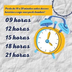 a poster with an alarm clock in spanish