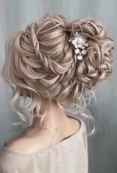 Bride Hairstyles Updo, Messy Updo, Bridal Hair Updo, Up Dos For Medium Hair, Bride Hair