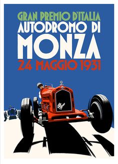 an advertisement for the italian grand prix