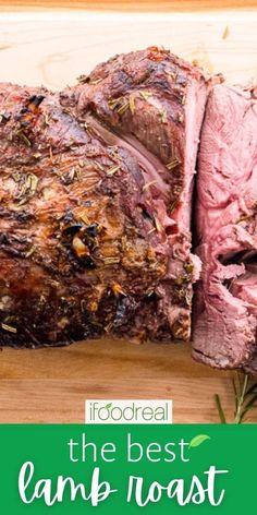 the best lamb roast recipe with fresh herbs and seasoning on top is an easy way to cook it