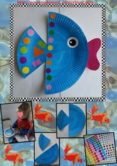 paper plate fish craft for kids to make