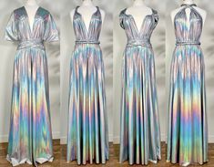 This Womens Dresses item by RadiantRooster has 1244 favorites from Etsy shoppers. Ships from United States. Listed on Sep 16, 2023 Iridescent Bridesmaid Dress, Holographic Wedding Dress, Battle Witch, Iridescent Wedding Dress, Cosmic Dress, Hologram Dress, Iridescent Fashion, Multi Wrap Dress, Vestido Convertible