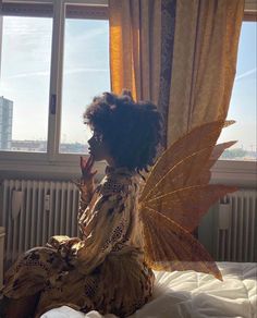 Divinecore Aesthetic, Aesthetic Covers, Collage Photos, Black Fairy, Ethereal Aesthetic, Fairy Aesthetic, Black Femininity, Hippie Vibes, Fairy Costume