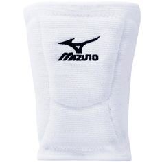 a white wrist guard with the word mizu on it's front and side