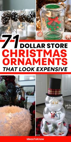 dollar store christmas ornaments that look expensive