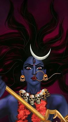 Kali Goddess Art, Goddess Wallpaper, Goddess Kali Images, Indian Goddess Kali, Durga Kali, Arte Yoga, Mother Kali, Jai Mata Di, Kali Mata