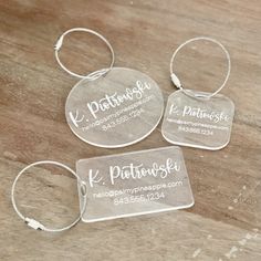 Luggage Tags Diy, Design With Letters, Travel Bag Tag, Custom Bag Tags, Stylish Travel Bag, Suitcase Tags, Acrylic Bag, Custom Luggage, Suitcase Bag