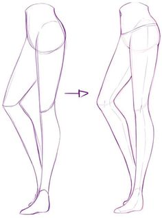 how to draw the legs and ankles of a woman in tights with no shoes