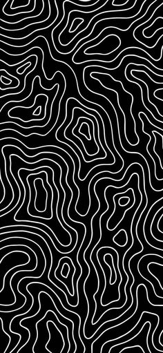 an abstract black and white background with wavy lines