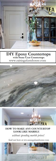 an image of marble countertops in different colors