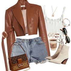 Leather Top Outfit, Styling Services, Top Outfit, Outfit Shoplook, Teenage Fashion Outfits, Edgy Outfits, Mode Inspiration