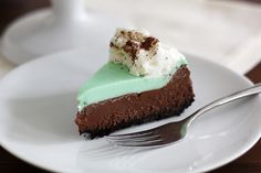 a piece of cake on a plate with a fork