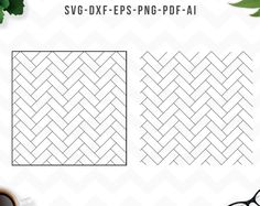 the svg - dxf pattern is shown on top of a white background