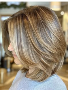 Bob With Baby Bangs, Layered Bob Haircut, Hairstyles For Seniors, Layered Lob, The Lob, Haircuts To Try, Brown Bob, Baby Bangs, Layered Bob Haircuts