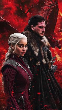 game of thrones season 8 poster featuring jon armita and daeneria starke