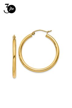 14k yellow gold polished tube hoop earrings. Measure approximately 1 3/16"L x 1/8"W and have saddleback backings. Tube Hoop Earrings, Cubic Zirconia Bracelet, Yellow Gemstones, Moissanite Necklace, Rings Jewelry Fashion, Cubic Zirconia Earrings, Fine Jewelry Bracelets, Zirconia Earrings, Fashion Jewelry Earrings