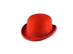 Red Formal Hat For Winter, Winter Formal Red Hat, Red Formal Winter Hat, Formal Winter Red Felt Hat, Formal Red Fitted Felt Hat, Red Fitted Felt Hat For Formal Occasions, Classic Red Fitted Top Hat, Classic Red Formal Felt Hat, Classic Red Felt Hat For Formal Occasions