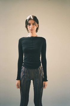 Helena Manzano 3D Stripe Pant Knitwear Details, Estilo Hippie, Archive Fashion, Mode Inspo, Fashion Killa, Look Cool, Eggplant, Fashion Inspo Outfits, Baby Fashion