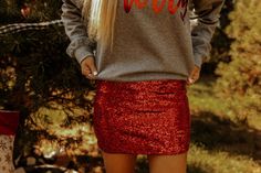 Be the center of attention at all the rodeos this season in our Red Sequin Skirt! This mini skirt is covered in dazzling red sequins so you can shine all night long. Pair it with your tee or bodysuit to stand out in the crowd! Sequin Mini Skirt Outfit, Red Sequin Skirt, Sequin Skirt Long, Sequin Mini Skirt, Miniskirt Outfits, Sequin Mini Skirts, Red Sequin, Red Blazer, Night Party