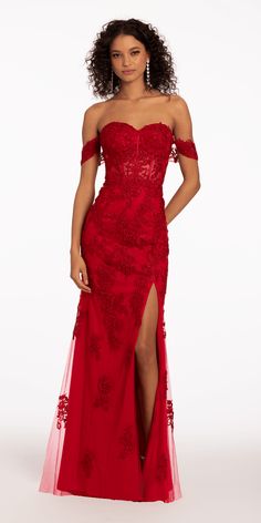 Drape Sleeve Sweetheart Mesh Dress with Keyhole Back – Camille La Vie Red Lace Off The Shoulder Dress, Extra Red Prom Dress, Prom Dresses 2025 Red, Elegant Prom Dresses Red, Red Sweetheart Neckline Dress, Red Off The Shoulder Prom Dress, Red Prom Dress Ballgown, Cherry Red Prom Dress, Red Fitted Prom Dress