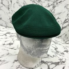 Material: 70% Polyester 30% Modacrylic Classic Green Visor Hats, Classic Green Hat One Size Fits Most, Green Lightweight Cap, Lightweight Green Cap, Green Flat Cap For Summer, Green Flat Cap For Spring, Green Golf Cap, Green Summer Flat Cap, Lightweight Green Visor Hat