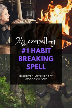 Break A Bad Habit Spell, Spells For Self Discipline, Self Discipline Spell, Spells To Stop Someone From Drinking, Habit Breaking, Witchy Cabinet, Transformation Spell, Witch Woman, Quit Bad Habits