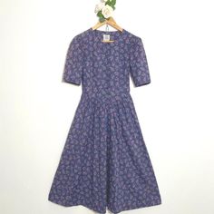 Pink Colour Pallet, Laura Ashley Dress, Motif Batik, Blue Floral Dress, Vintage Inspiration, Boho Retro, Drop Dead, Floral Blue Dress, Pink Colour