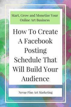 how to create a facebook post that will build your audience