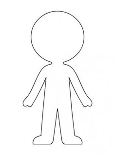 the outline of a person's head and body, with one hand on his hip