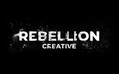 the logo for rebelliouson creative's creative video game, creative creation and design