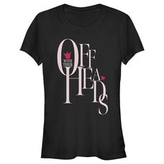 Hop down the rabbit hole and through Tulgey Wood to find your favorite officially licensed style from Disney's Alice In Wonderland Off With Their Heads Juniors' Graphic T-Shirt! This unique tee reads the iconic quote from the tyrannical Queen of Hearts: "Off with their heads" printed in large pink letters across the front, adorned with hearts and crowns. You'll be "Mad as a Hatter" if you skip out on this apparel, so grab one today! Heart Shirt Design, Off With Their Heads, Pink Letters, Down The Rabbit Hole, The Rabbit Hole, Pink Letter, Disney Alice, Graphic Tee Design, Heart Shirt