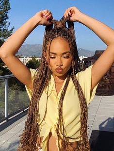 Hairstyle Braid, Girls Natural Hairstyles, Goddess Hairstyles, Braids With Curls, Girls Hairstyles Braids, Girls Braids, Knotless Braids