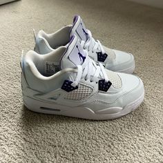 Size 6.5 Us But Could Fit 7. Jordan 4’s I Just Don’t Wear Them. Worn Once. Shoes Jordan 4s, Jordan 4 Outfit Women, Jordan 4s Retro, Jordan 4 Outfit, Cute Jordans, Jordan 4’s, Jordan 4 Black, Jordan White, Yellow Sneakers