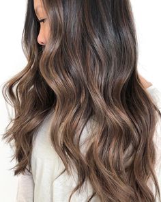 Curly Hair Trends, Brown Ombre Hair, Brown Hair With Highlights, Hair Color Balayage, Light Brown Hair