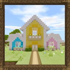 an image of a house in minecraft