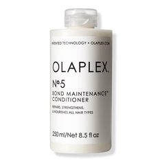 No. 5 Bond Maintenance Strengthening and Reparative Hair Conditioner - OLAPLEX | Ulta Beauty White Bg, Hair Maintenance, Strong Hair, No 5, Hair Shampoo, Hair Conditioner, Ulta Beauty, Shampoo And Conditioner, Easy Hairstyles