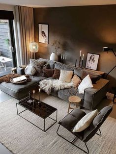 a living room filled with lots of furniture