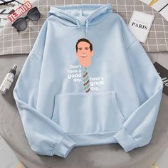 Have A Great Day The Blue Shirt Guy Ryan Reynolds Unisex Hoodie Teeruto Ryan Reynolds, Blue Shirt, Have A Great Day, Sweatshirt Hoodie, Jersey Fabric, Unisex Sweatshirt, Unisex Hoodies, Heather Grey, Loose Fitting