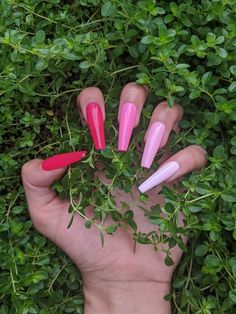 Baby Pink Nails Acrylic, Bright Summer Acrylic Nails, Summer Acrylic Nails, Bling Acrylic Nails, Coffin Nails Designs, Chic Nails, Dream Nails, Fire Nails