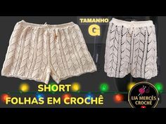 two shorts are shown with the words short and fohas em crochet