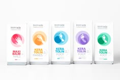 six different flavors of kera toun toothpaste