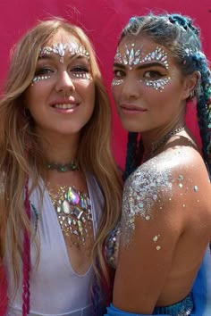 Festival Rave Makeup, Glitter Beards, Make Carnaval, Coachella Party, Makeup Inspired