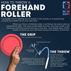 how to throw a forehand roller info sheet with instructions for the trick and tips on how to throw it