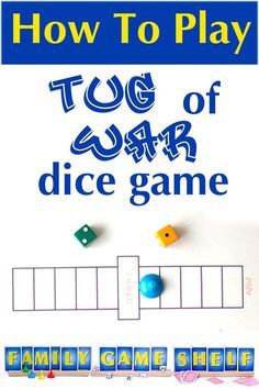 Board And Card Games, Preschool Card Games, Back And Forth Dice Game, Easy Dice Games, Homemade Games, Games For Seniors, The Dice Game, Game Shelf, Easy Math Games