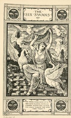 the six swans, from an old book by william cranee and john wylock